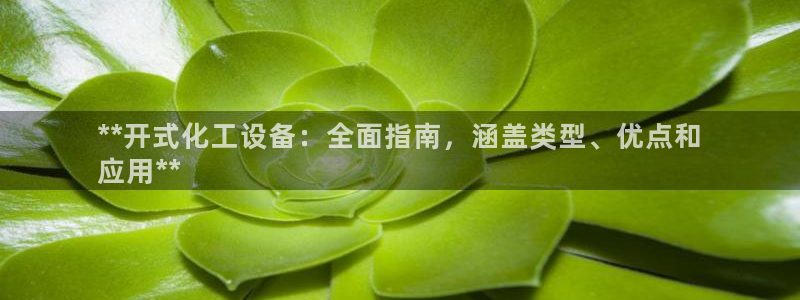 新宝GG创奇迹：**开式化工设备：全面指南，涵盖类型、优点和